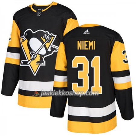 Miehille NHL Pittsburgh Penguins Pelipaita Antti Niemi 31 Adidas 2017-2018 Musta Authentic